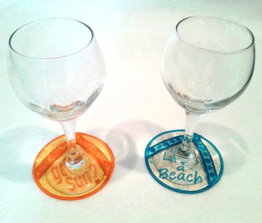 Flip Flop Wine Coaster